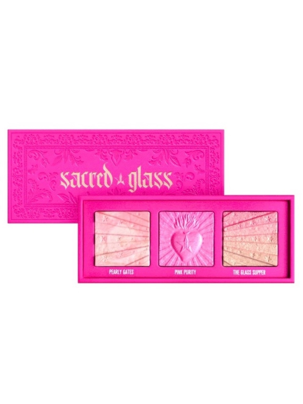Rare Jeffree Star Sacred Glass Trio Palette